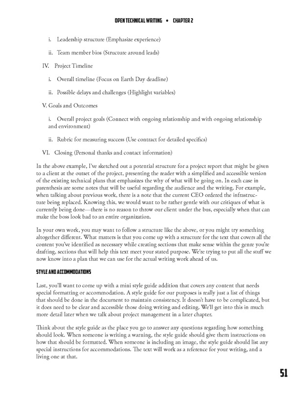 Open Technical Writing - New Page